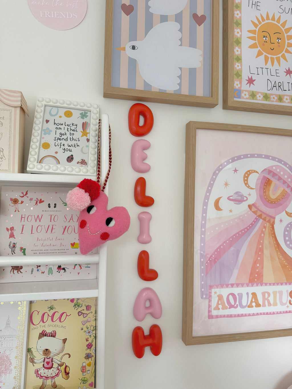 Personalised 3D name signs
