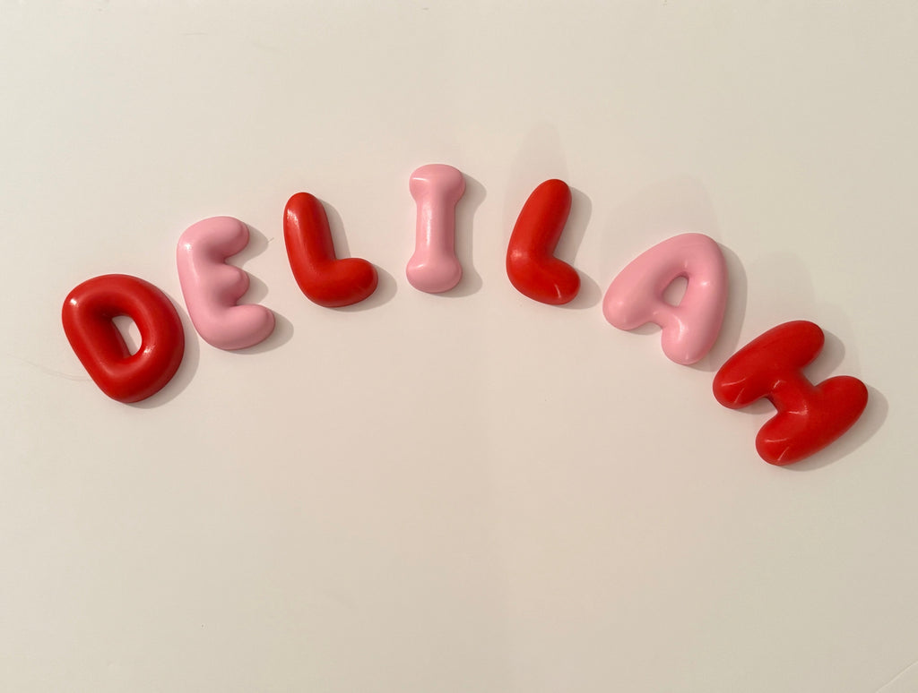 Personalised 3D name signs